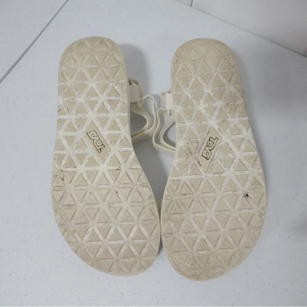 Teva Y2K White Flatform Universal Sandals Size 8 - Picture 16 of 16